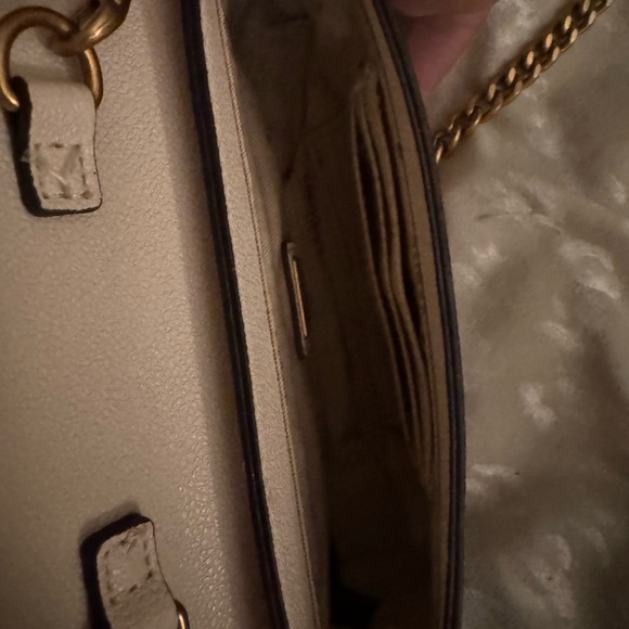 Guess Nelly micro mini flap crossbody leather bag with gold hardware - Picture 8 of 14